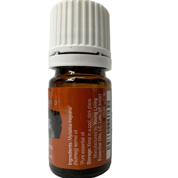 Young Living NUTMEG Essential Oil 5ml Aromatherapy Oil BRAND‎ NEW FACTORY SEALED - Picture 2 of 3